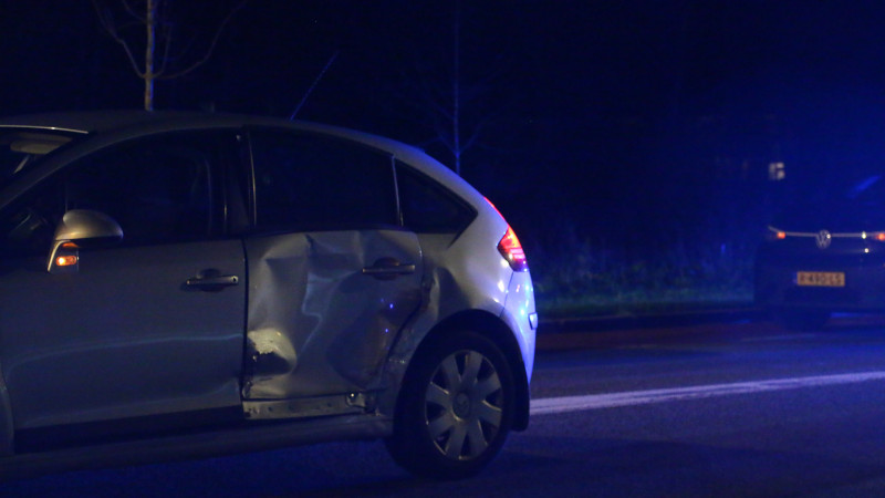 Kop Staart Botsing Autos Den Helder Noordkop Centraal